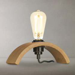 Tom Raffield Archer Table Lamp, Oak
